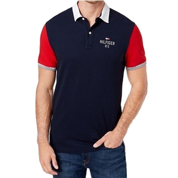 Tommy Hilfiger Other - HILFIGER 85 NAVY BLUE POLO